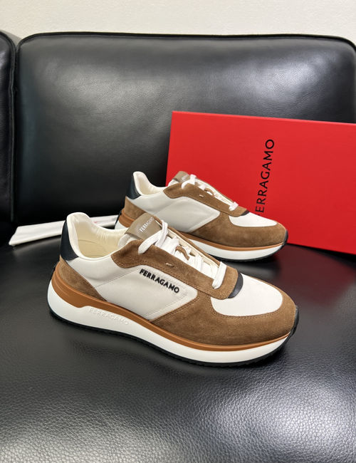 Ferragamo Premium Leather Casual Shoes