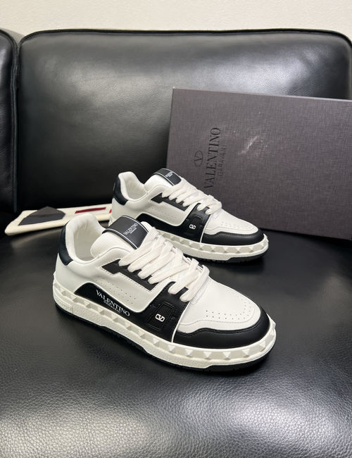Valentino Color-block Leather Low-top Sneakers