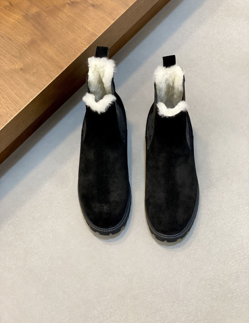 Louis Vuitton LV Calfskin Splicing Premium Ankle Boots