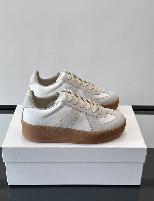 Maison Margiela MM6 MM6 Leather Retro Trainer Shoes