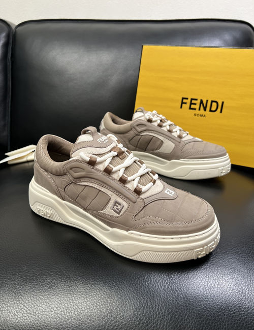 Fendi High Quality Casual Sneakers With Leather Upper