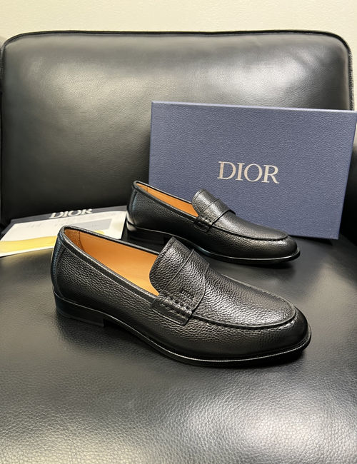 Christian Dior CD Premium Leather Dress Shoes Comfortable Sole