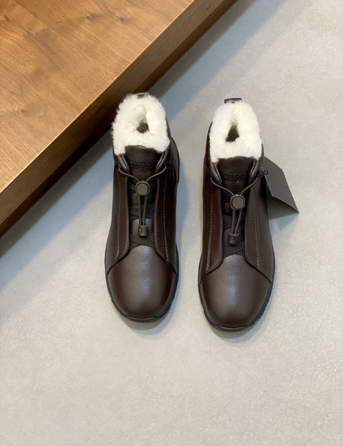 Zegna Triple Stitch Vetta Winter Casual Shoes