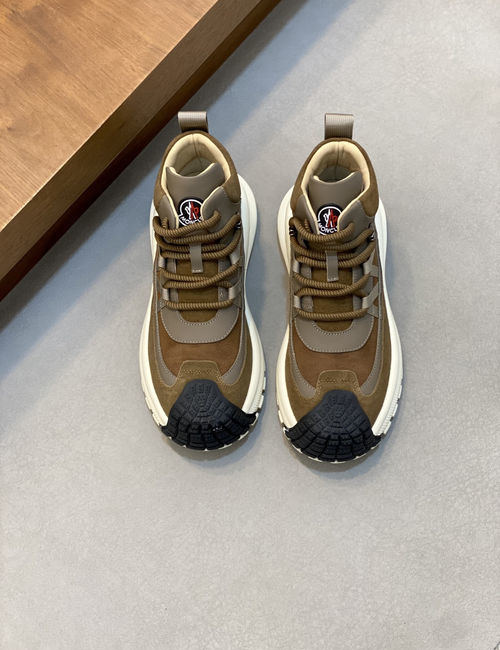 Moncler Sneakers With Breathable Stitched Upper