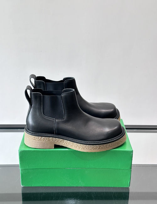 Bottega Veneta BV Haddock Chelsea Boots Suede Leather Non-slip Sole