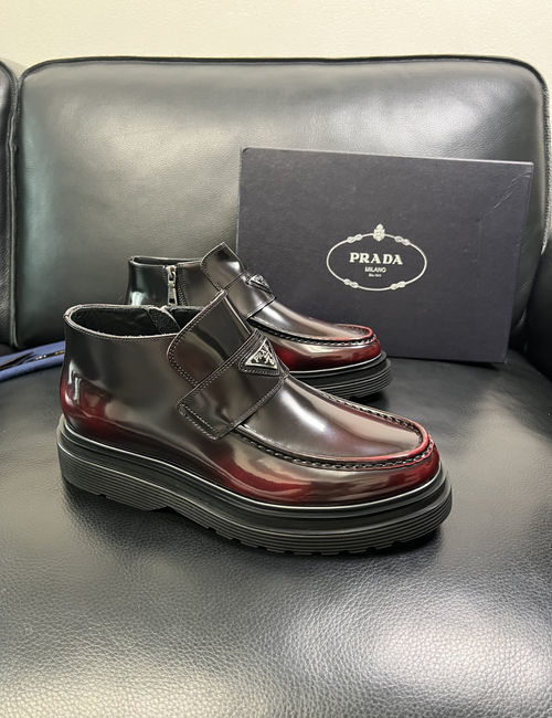 Prada High-Top Boots Premium Quality Fabric