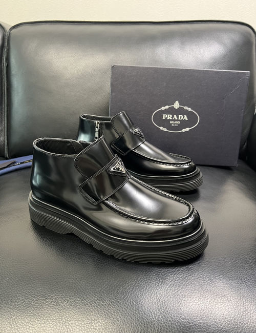 Prada High-Top Boots Premium Quality Fabric