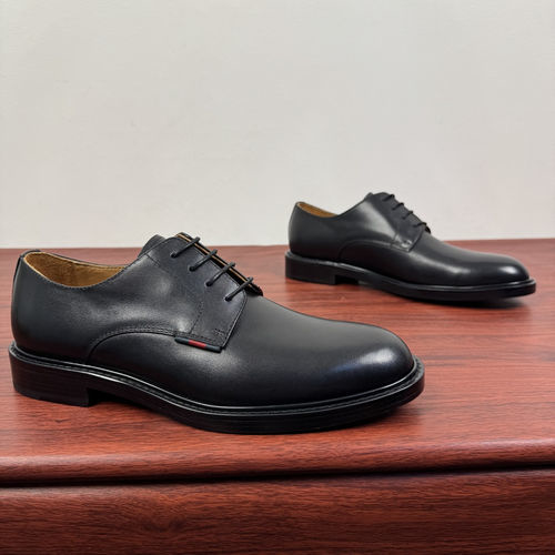 Gucci Lace-up Derby Leather Shoes