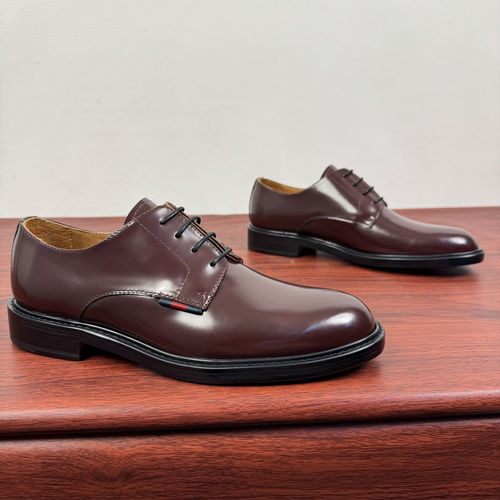 Gucci Lace-up Leather Derby Shoes