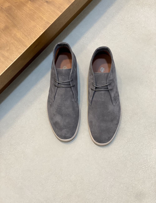 Loro Piana LP Suede Leather Chelsea Ankle Boots