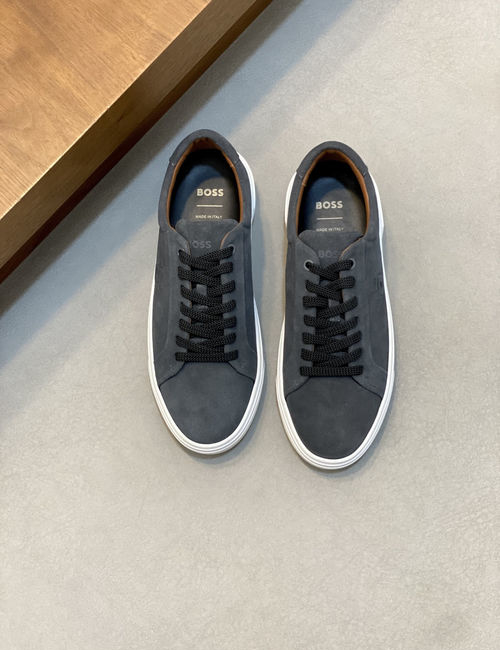Hugo Boss Suede Leather Casual Sneakers