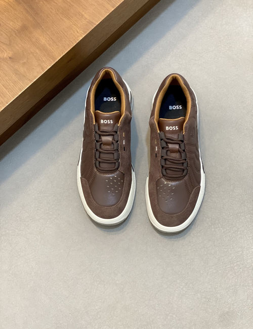 Hugo Boss Suede Leather Casual Sneakers