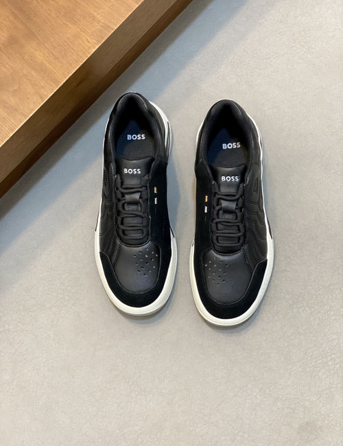 Hugo Boss Suede Leather Casual Sneakers