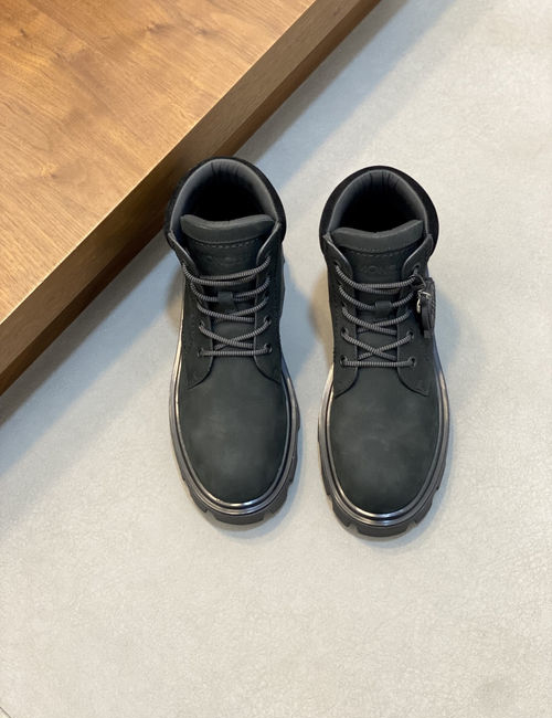 Moncler High-top Martin Boots Durable Cowhide Comfortable