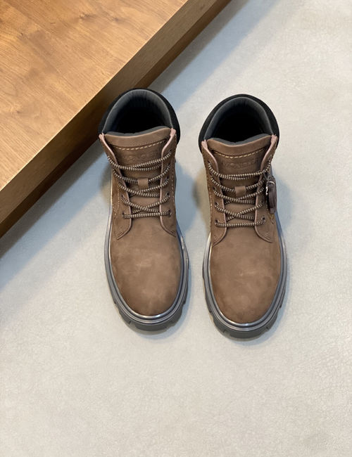 Moncler High-top Martin Boots Durable Cowhide Comfortable