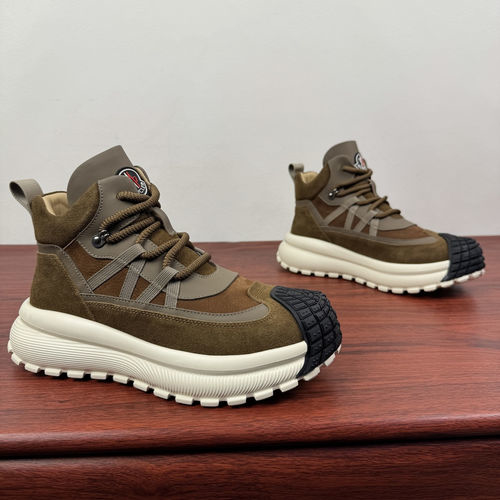 Moncler Color-block Ankle Boots With Non-slip Sole