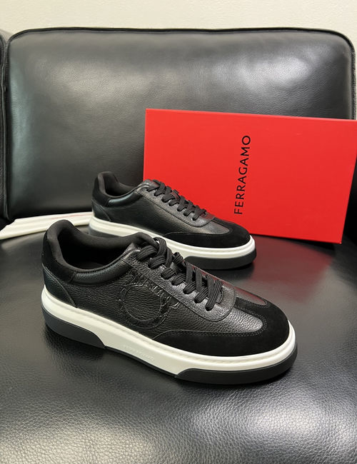 Ferragamo Premium Leather Casual Shoes