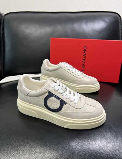 Ferragamo Premium Leather Casual Shoes