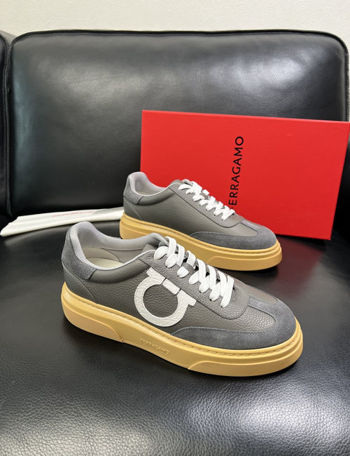 Ferragamo Premium Leather Casual Shoes