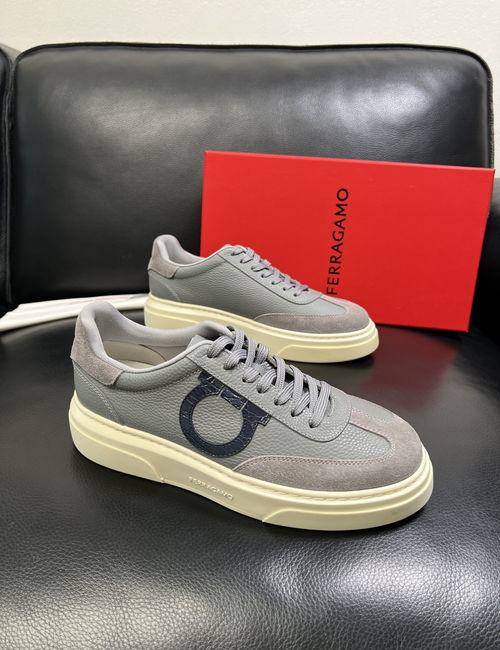 Ferragamo Premium Leather Casual Shoes