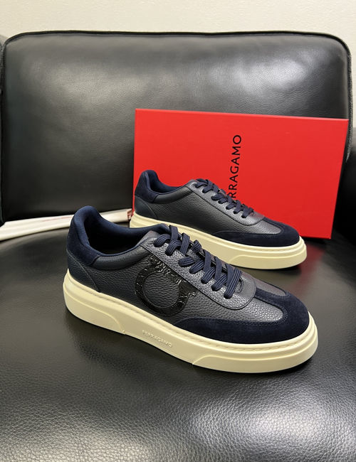 Ferragamo Premium Leather Casual Shoes