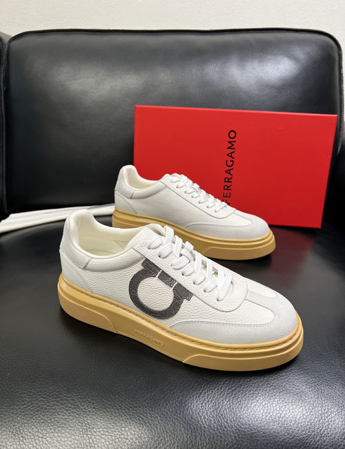 Ferragamo Premium Leather Casual Shoes