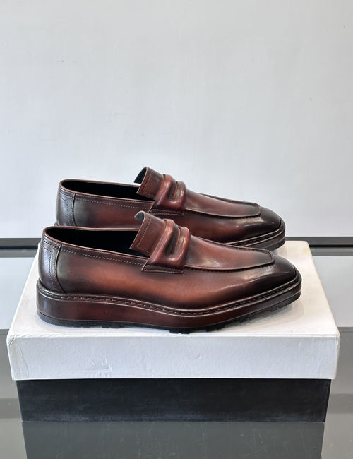 Berluti Slim Formal Non-slip Leather Shoes
