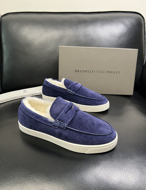 Brunello Cucinelli BC Premium Cowhide Leather Casual Shoes