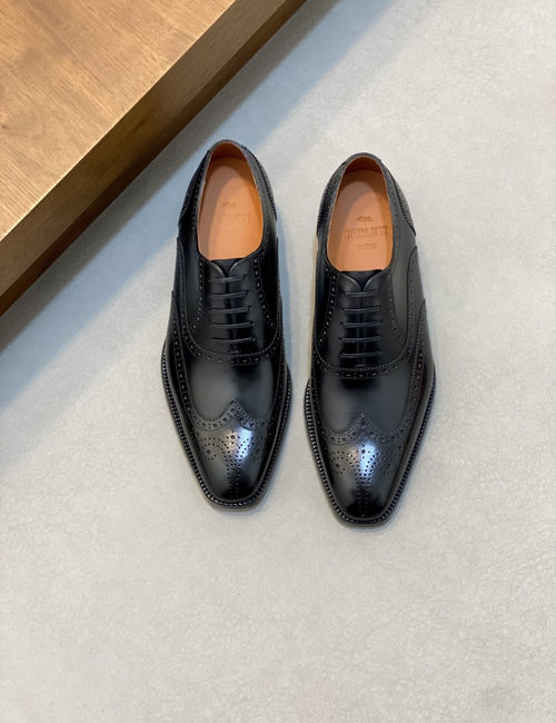 Berluti Leather Dress Shoes With Genuine Sole