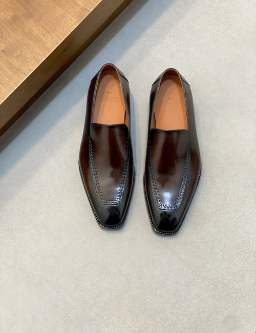 Berluti Leather Dress Shoes With Genuine Sole