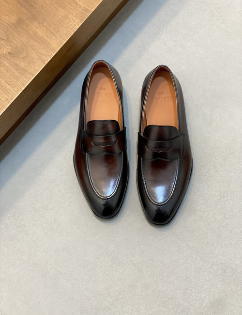 Berluti Leather Dress Shoes With Genuine Sole