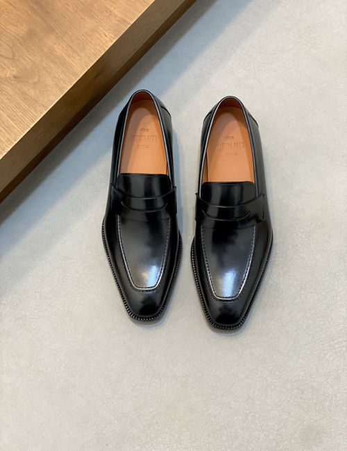 Berluti Leather Dress Shoes With Genuine Sole