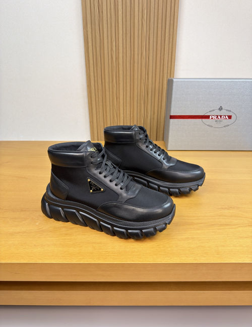 Prada High-Top Casual Sneakers Premium Quality
