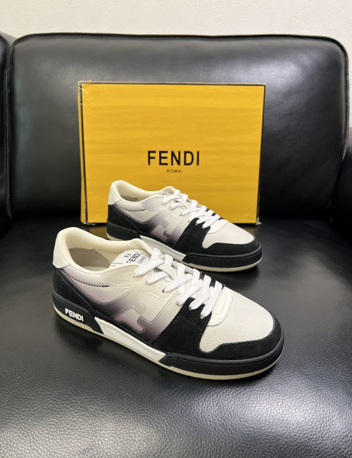 Fendi High-Quality Imported Leather Couple Shoes