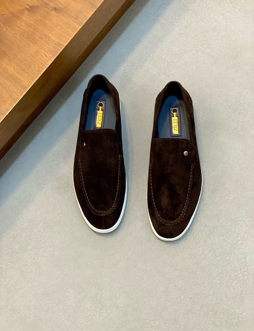 Zilli Hollow Out Loafers Latex Insole
