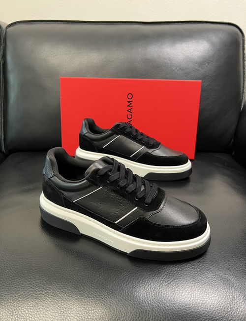Ferragamo Premium Leather Casual Shoes