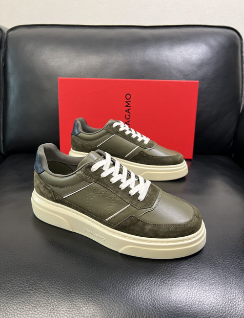 Ferragamo Premium Leather Casual Shoes
