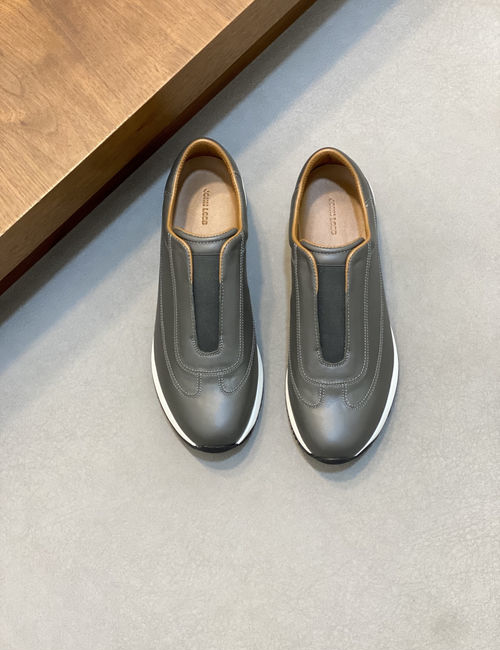 John Lobb Genuine Leather Loafers With Non-slip Sole