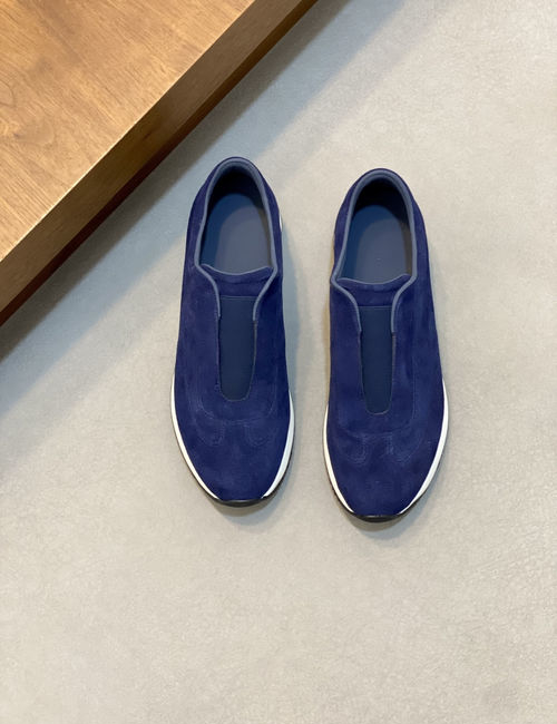 John Lobb Genuine Leather Loafers With Non-slip Sole