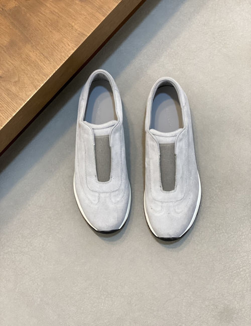 John Lobb Genuine Leather Loafers With Non-slip Sole