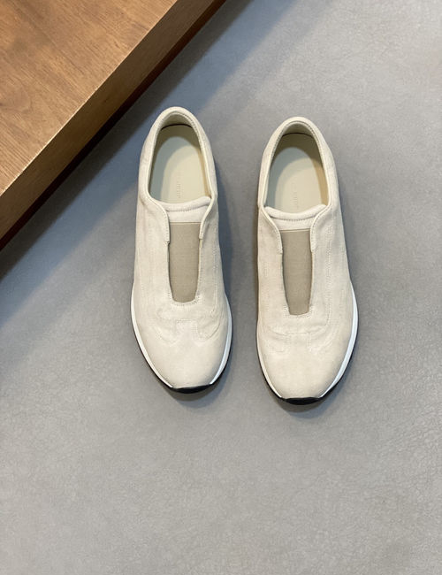 John Lobb Genuine Leather Loafers With Non-slip Sole
