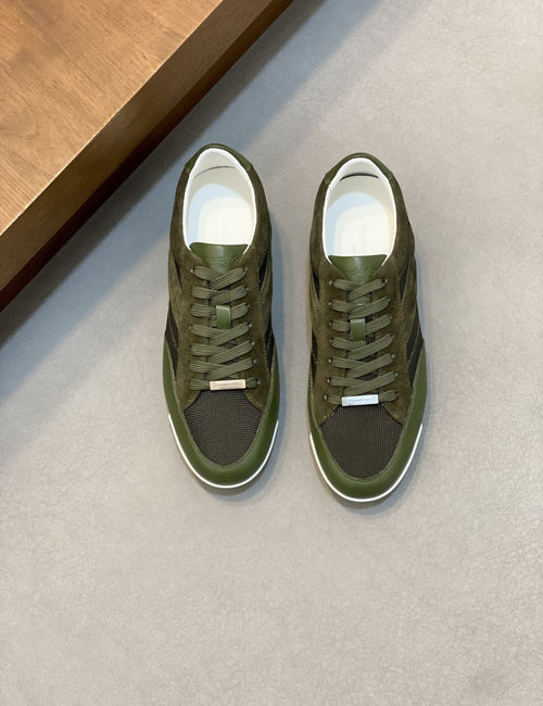 Zegna Triple Stitch Low-top Casual Sneakers