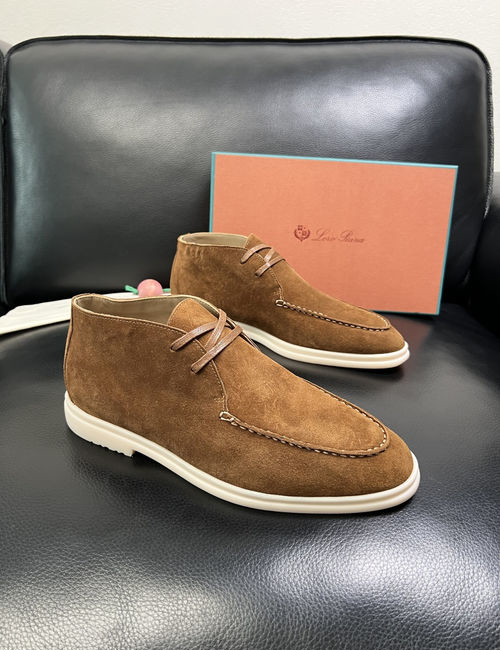 Loro Piana LP Premium Leather Stitching Sneakers