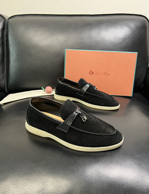 Loro Piana LP Cowhide Leather Casual Shoes