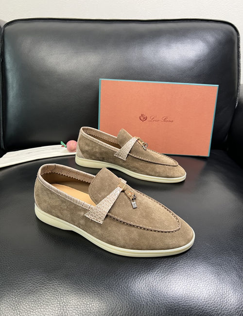 Loro Piana LP Cowhide Leather Casual Shoes