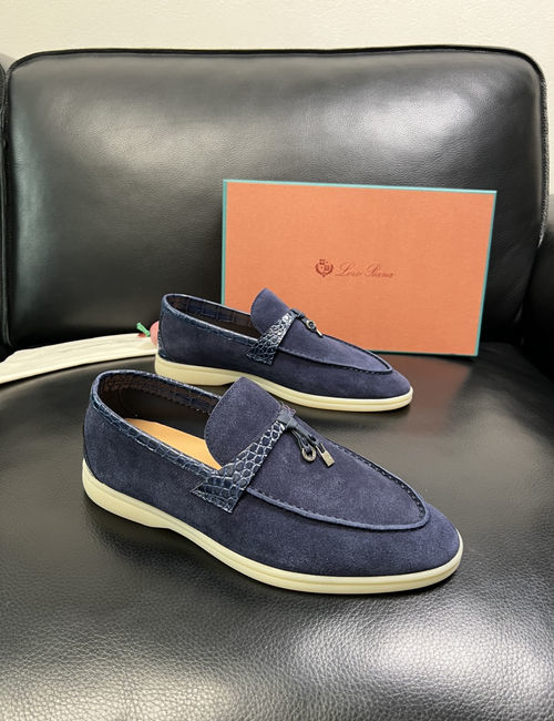 Loro Piana LP Cowhide Leather Casual Shoes