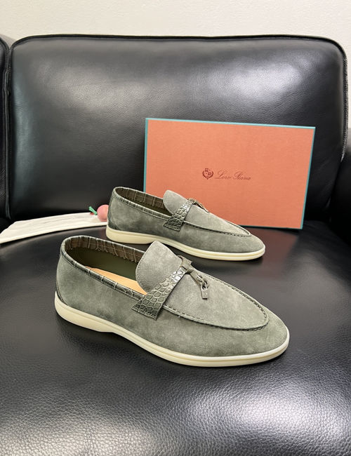 Loro Piana LP Cowhide Leather Casual Shoes