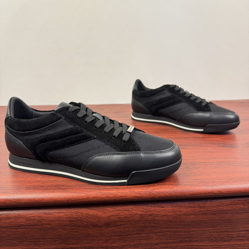 Zegna Smooth Leather Low-Top Training Shoes