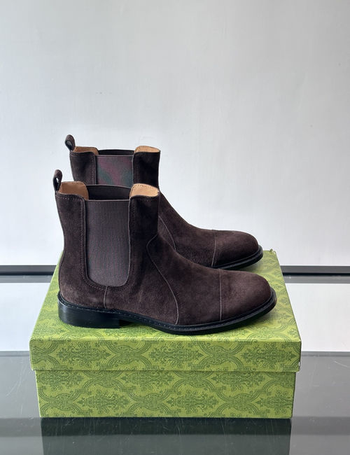 Gucci Formal Casual Boots Leather Sole