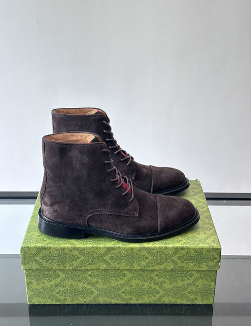 Gucci Formal Casual Boots Leather Sole